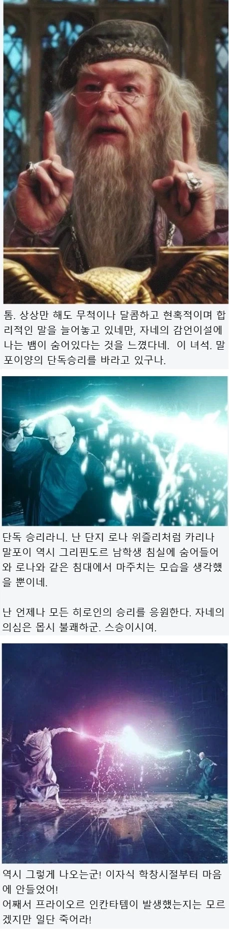 해리포터) 침착하게 토론하는 덤블과 볼디 - 이미지 11