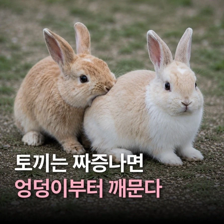 토끼가 짜증나면