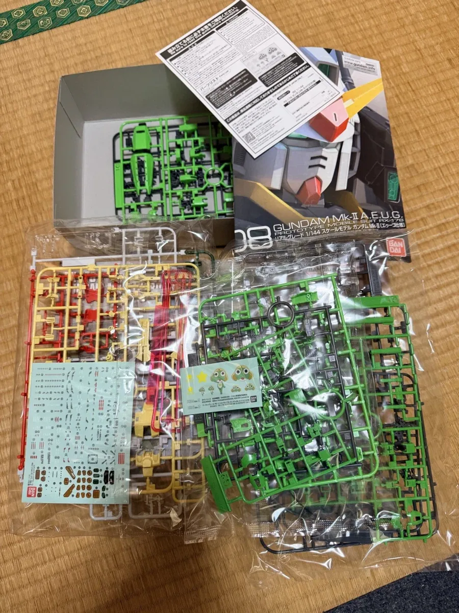 [반다이] RG RX-178 건담 Mk‑II(케로로 사양) 오리지날 마킹씰 이미지 - 이미지 2