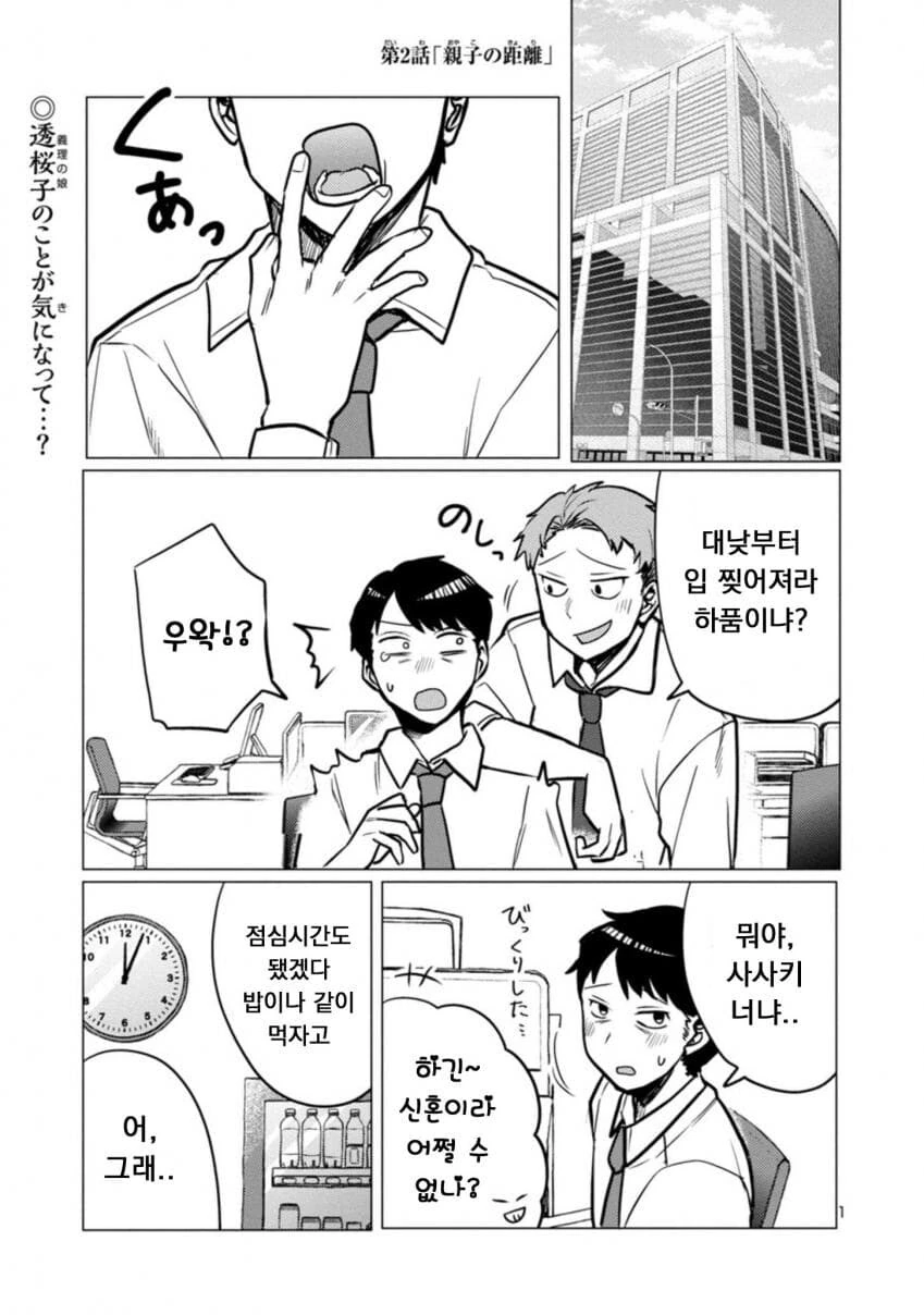 퇴근한 아빠 덮쳐서 독차지하려는 딸.manwha