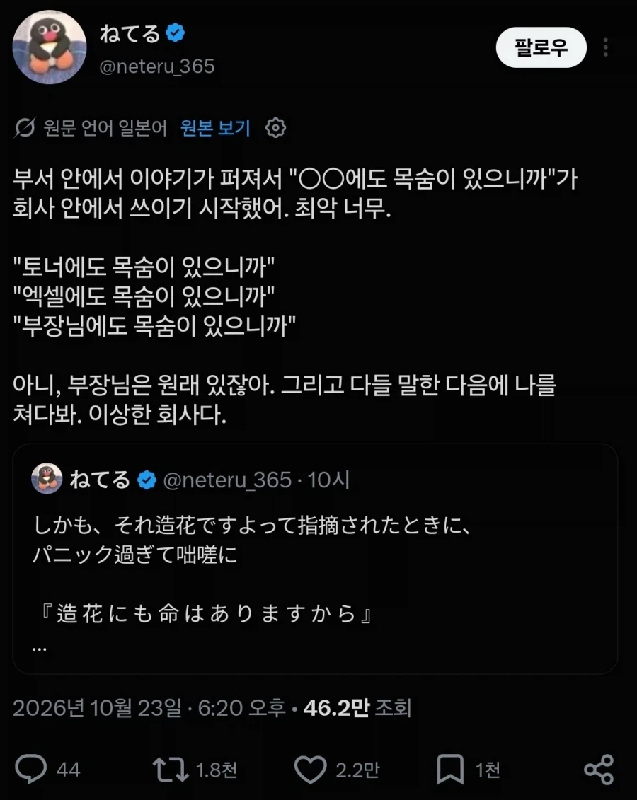 회사에서 화분에 물주고 대참사 - 이미지 3