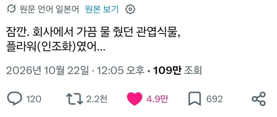조화에도 생명은 있으니까요.x