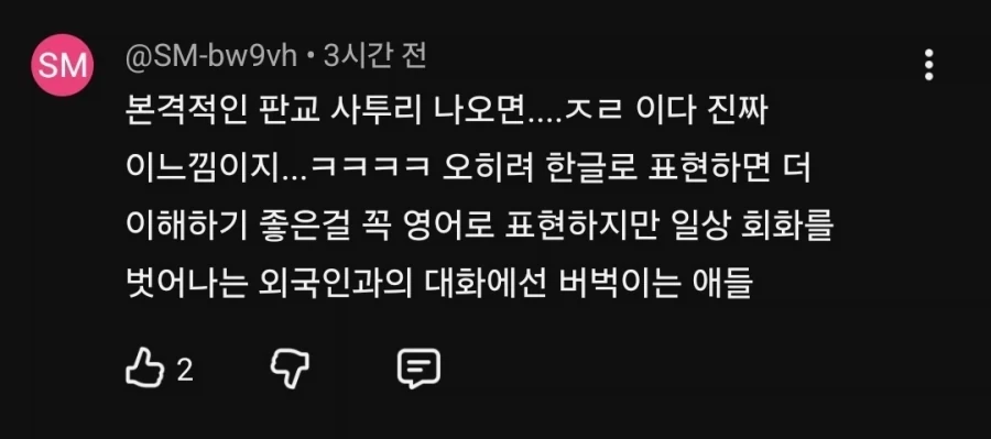 판교 사투리에 대한 교포들의 지적 댓 ㅋㅋ - 이미지 4