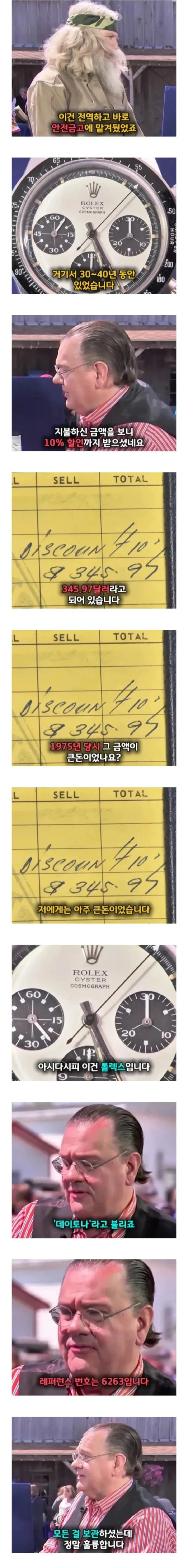 40년간보관된 롤렉스시계의 가격 - 이미지 2