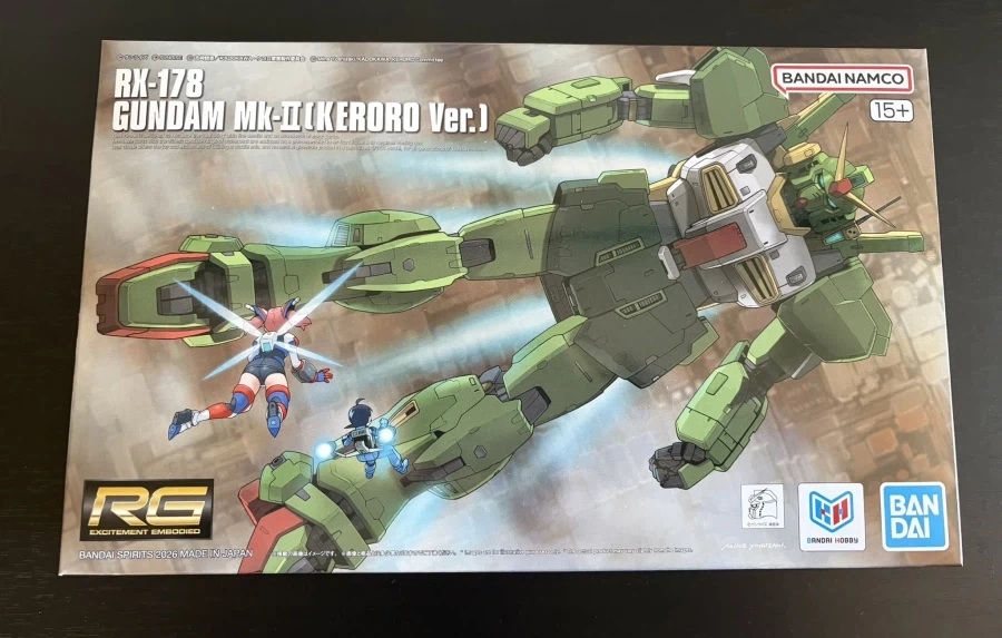 RG 건담 Mk-Ⅱ 케로로 사양 박스 사진