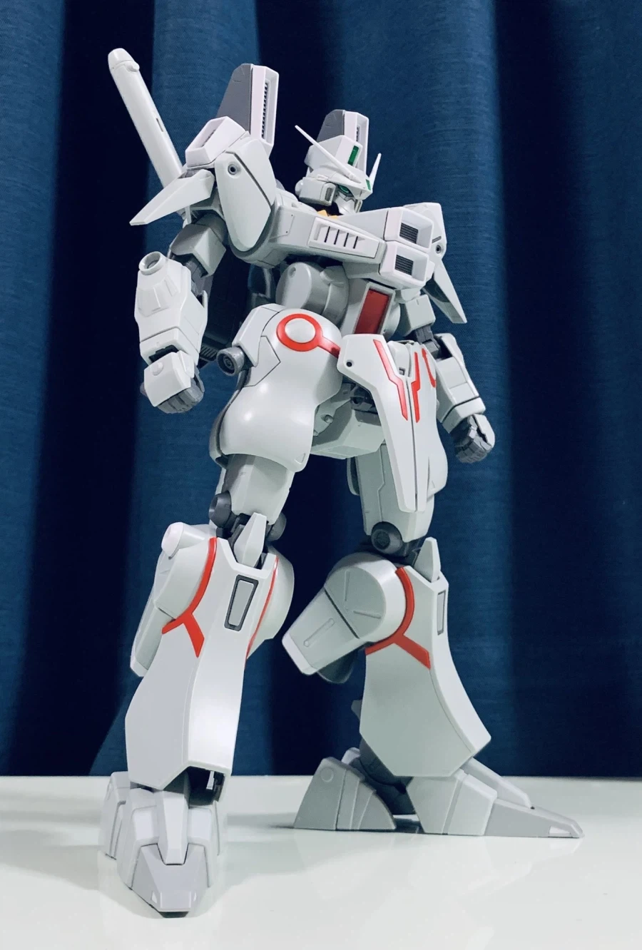 MG 건담 Mk-Ⅴ 연방 컬러 가조립 사진 - 이미지 3