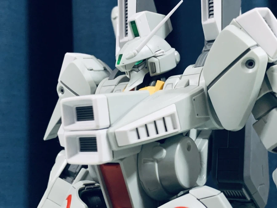 MG 건담 Mk-Ⅴ 연방 컬러 가조립 사진 - 이미지 4