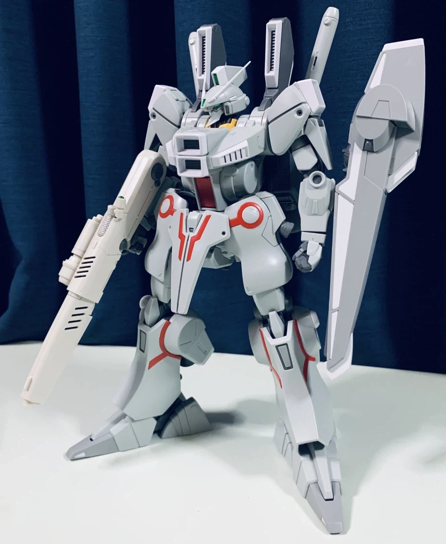 MG 건담 Mk-Ⅴ 연방 컬러 가조립 사진 - 이미지 5