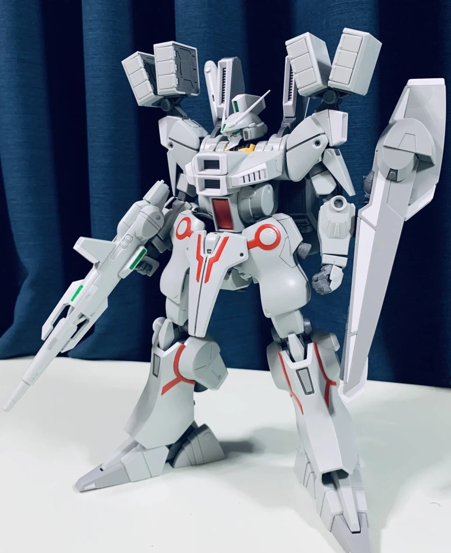 MG 건담 Mk-Ⅴ 연방 컬러 가조립 사진 - 이미지 6