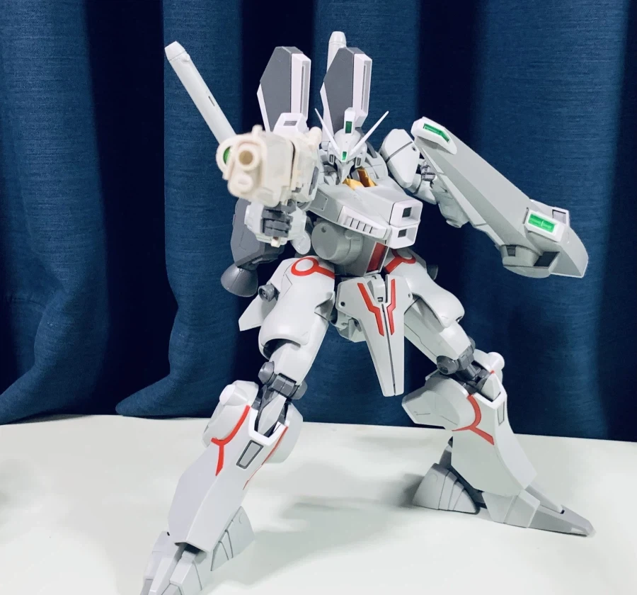 MG 건담 Mk-Ⅴ 연방 컬러 가조립 사진 - 이미지 9