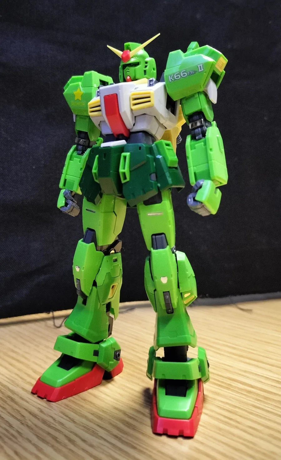 RG 건담 Mk-Ⅱ 케로로 사양 가조립 + 데칼 적용 사진