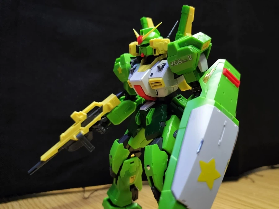 RG 건담 Mk-Ⅱ 케로로 사양 가조립 + 데칼 적용 사진 - 이미지 3
