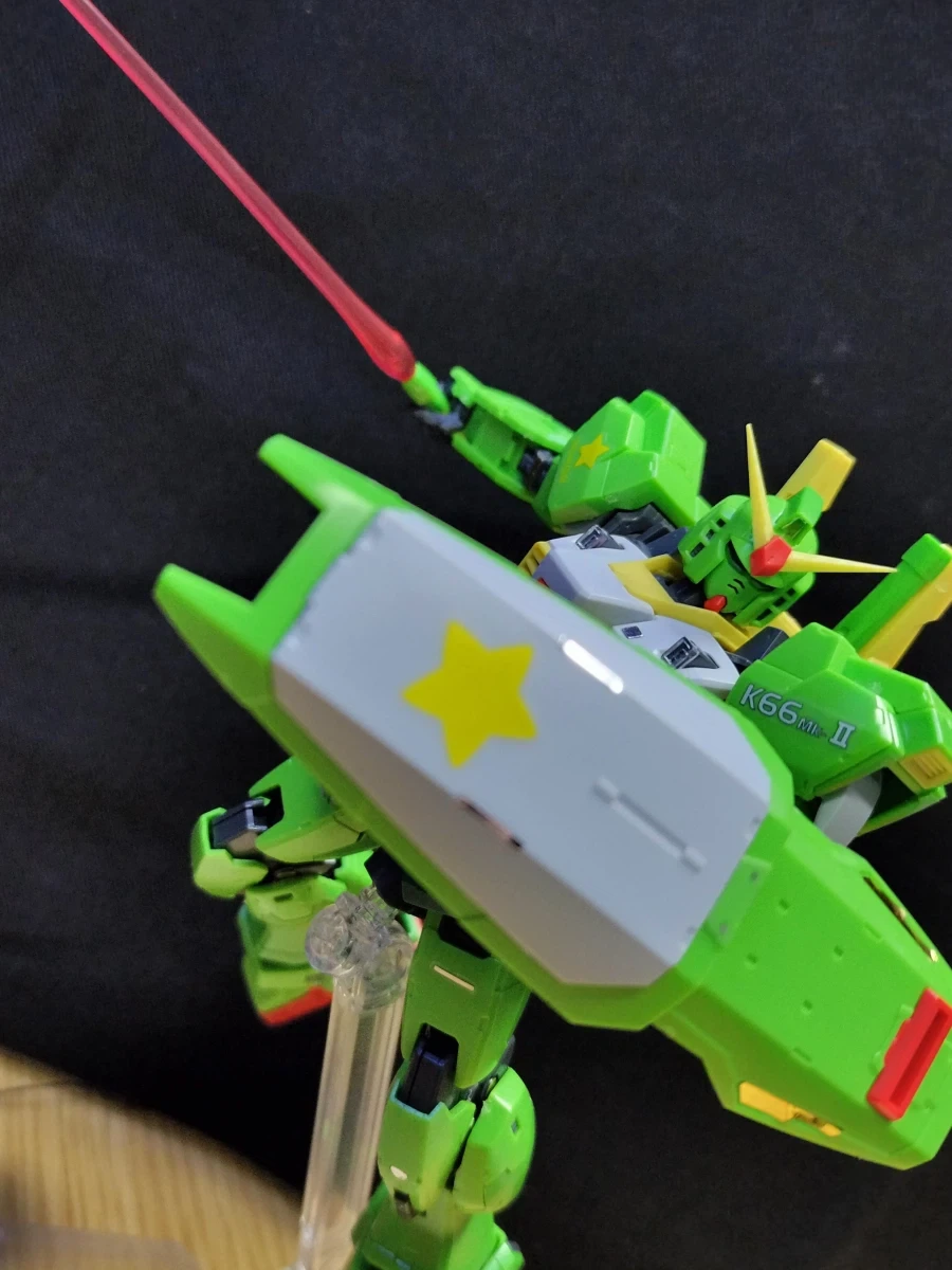 RG 건담 Mk-Ⅱ 케로로 사양 가조립 + 데칼 적용 사진 - 이미지 5