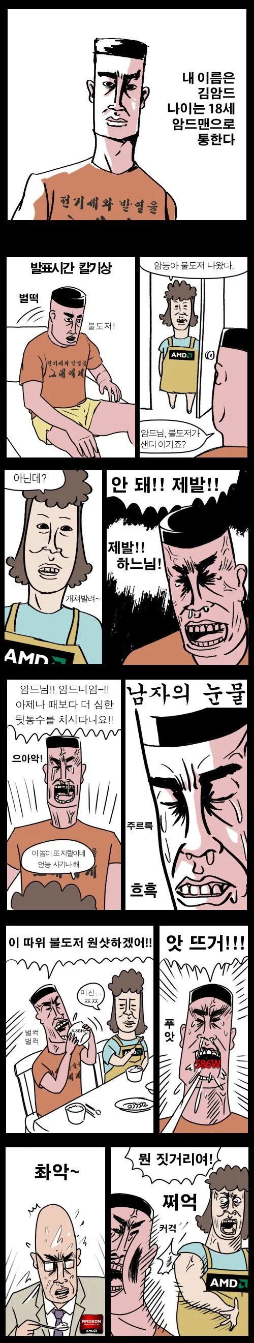 라이젠 나오기전 암드 만화 ^,^