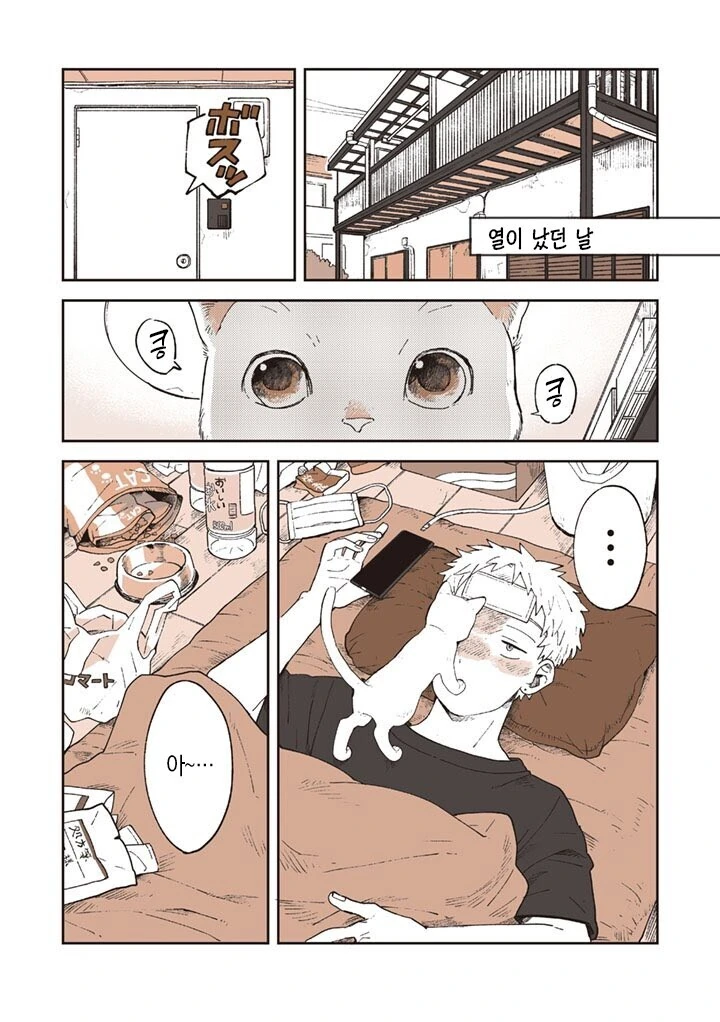 크리스마스를 맞아 감기 걸린 만화 - 이미지 2