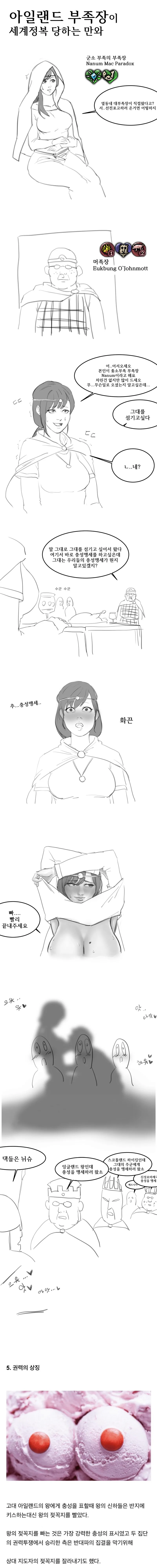 아일랜드 부족장이 세계 정복 당하는 만와 manhwa.