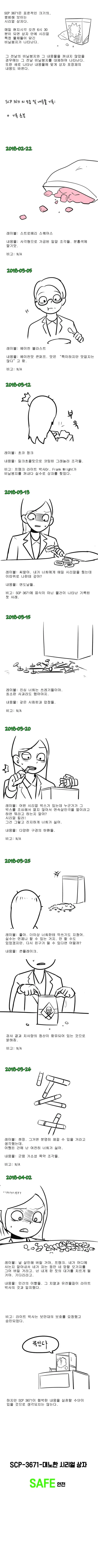 SCP) 개빡친 시리얼 상자.manga