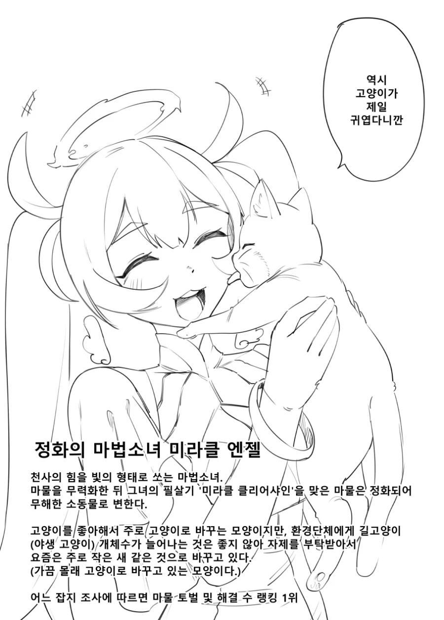 자신의 마법을 착각하는 마법소녀 ㅡ 미라클 엔젤