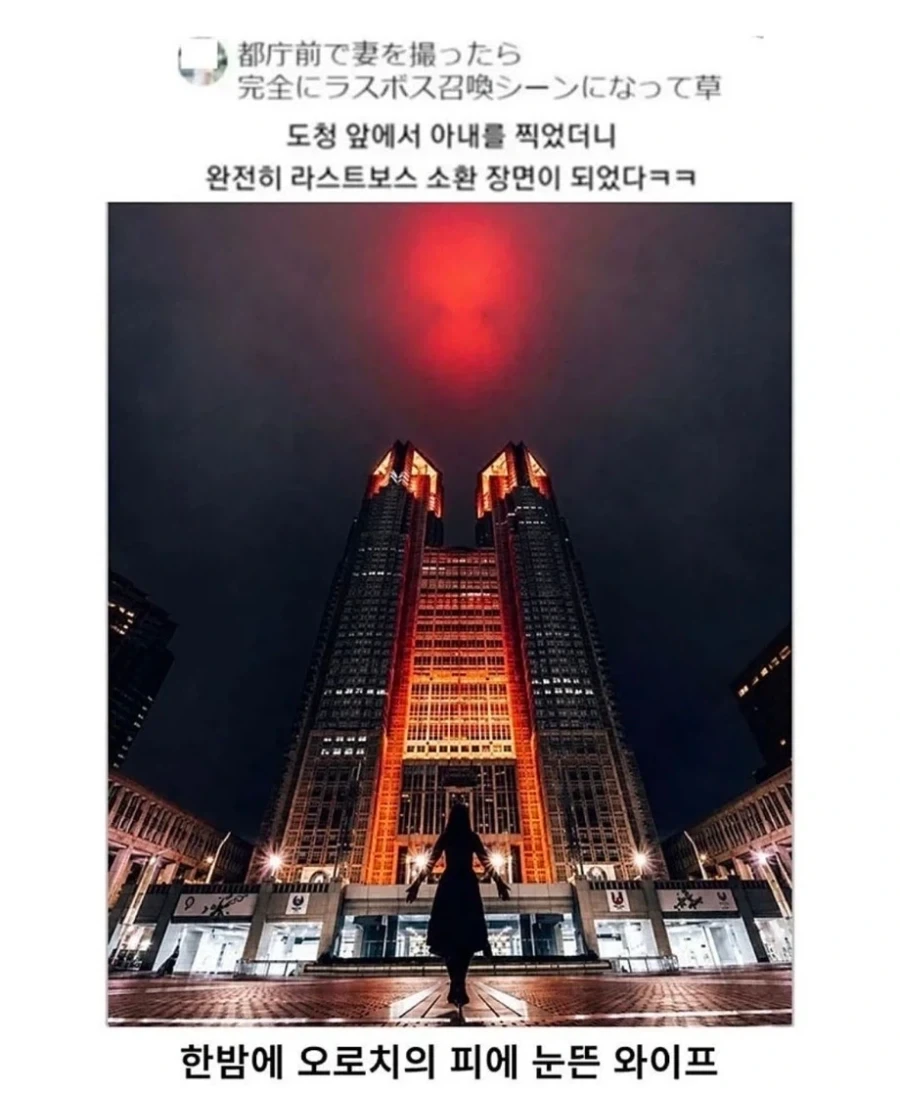 아내를 찍었는데 최종보스처럼 나왔다.jpg