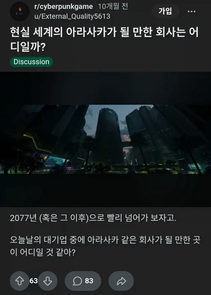 서양인들이 인정하는 현실 아라사카