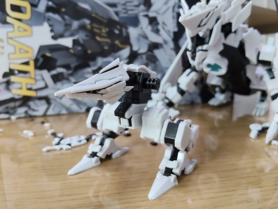 [갓 브레이브] MODEROID 다아트 가조립 + 건프라 사이즈 비교 사진 - 이미지 2