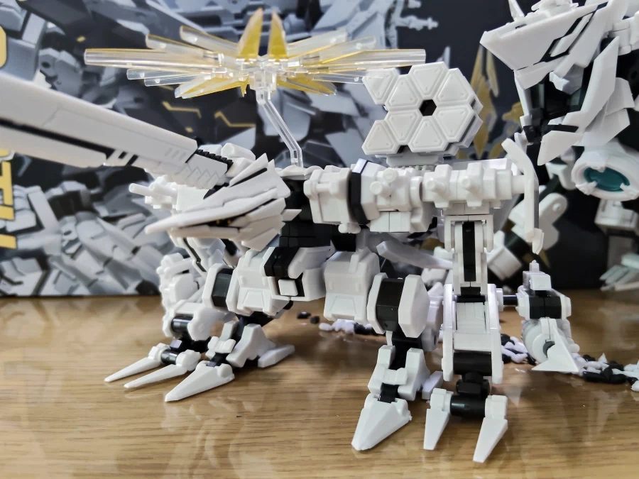[갓 브레이브] MODEROID 다아트 가조립 + 건프라 사이즈 비교 사진 - 이미지 3