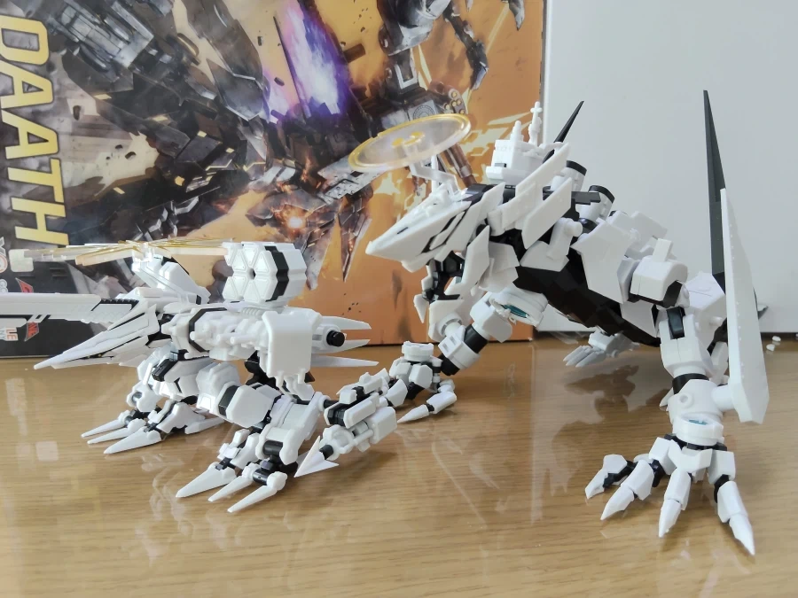 [갓 브레이브] MODEROID 다아트 가조립 + 건프라 사이즈 비교 사진 - 이미지 4