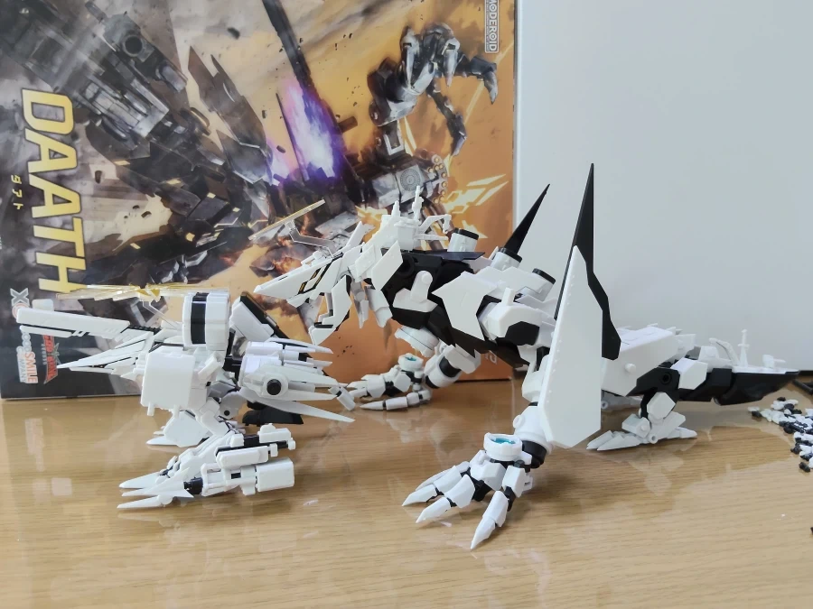 [갓 브레이브] MODEROID 다아트 가조립 + 건프라 사이즈 비교 사진 - 이미지 5