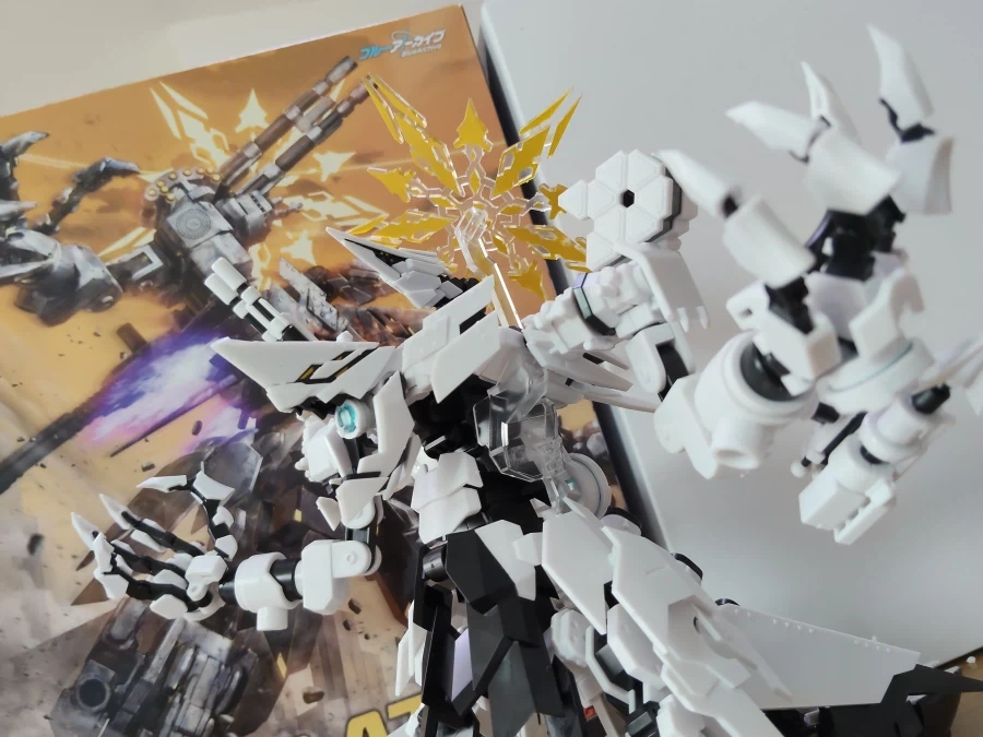 [갓 브레이브] MODEROID 다아트 가조립 + 건프라 사이즈 비교 사진 - 이미지 6