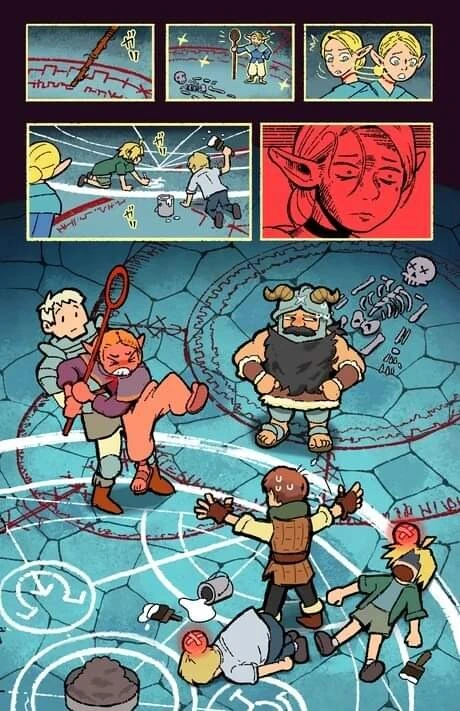 던전밥) 불청객이 나타난 만화.manga