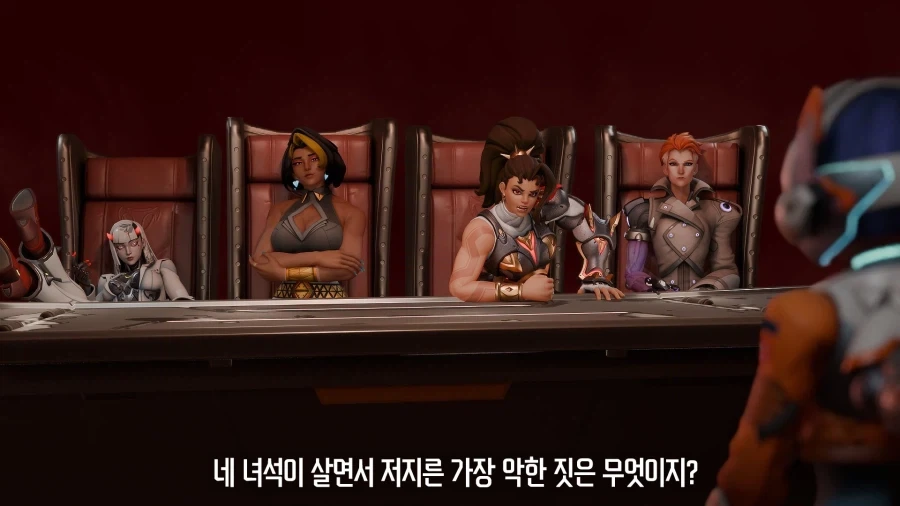 오버워치) 악의 조직 면접 보는 주노.jpg