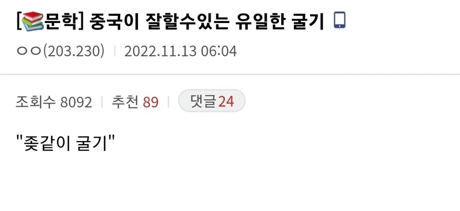 중국이 가장 자신있어하는 분야의 굴기