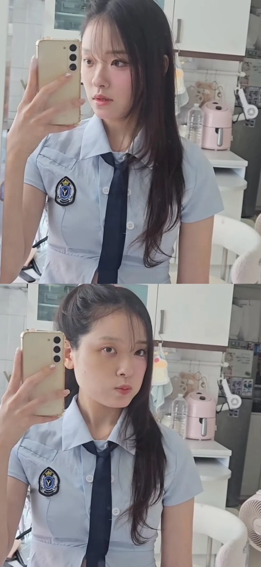 화장을 반만해서 차이를 보여줌.jpg
