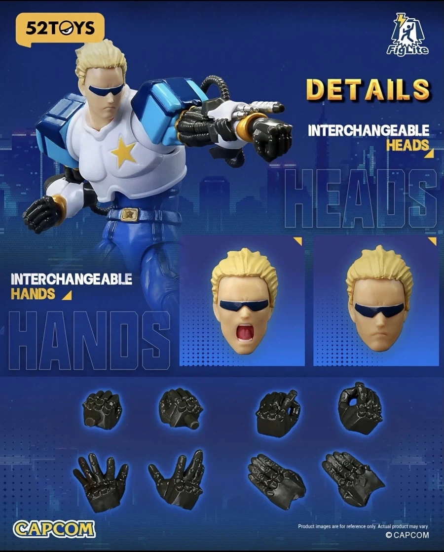 [52toys] 캡콤 캡틴 코만도 : 1/12 캡틴 코만도, 캐롤 - 이미지 2