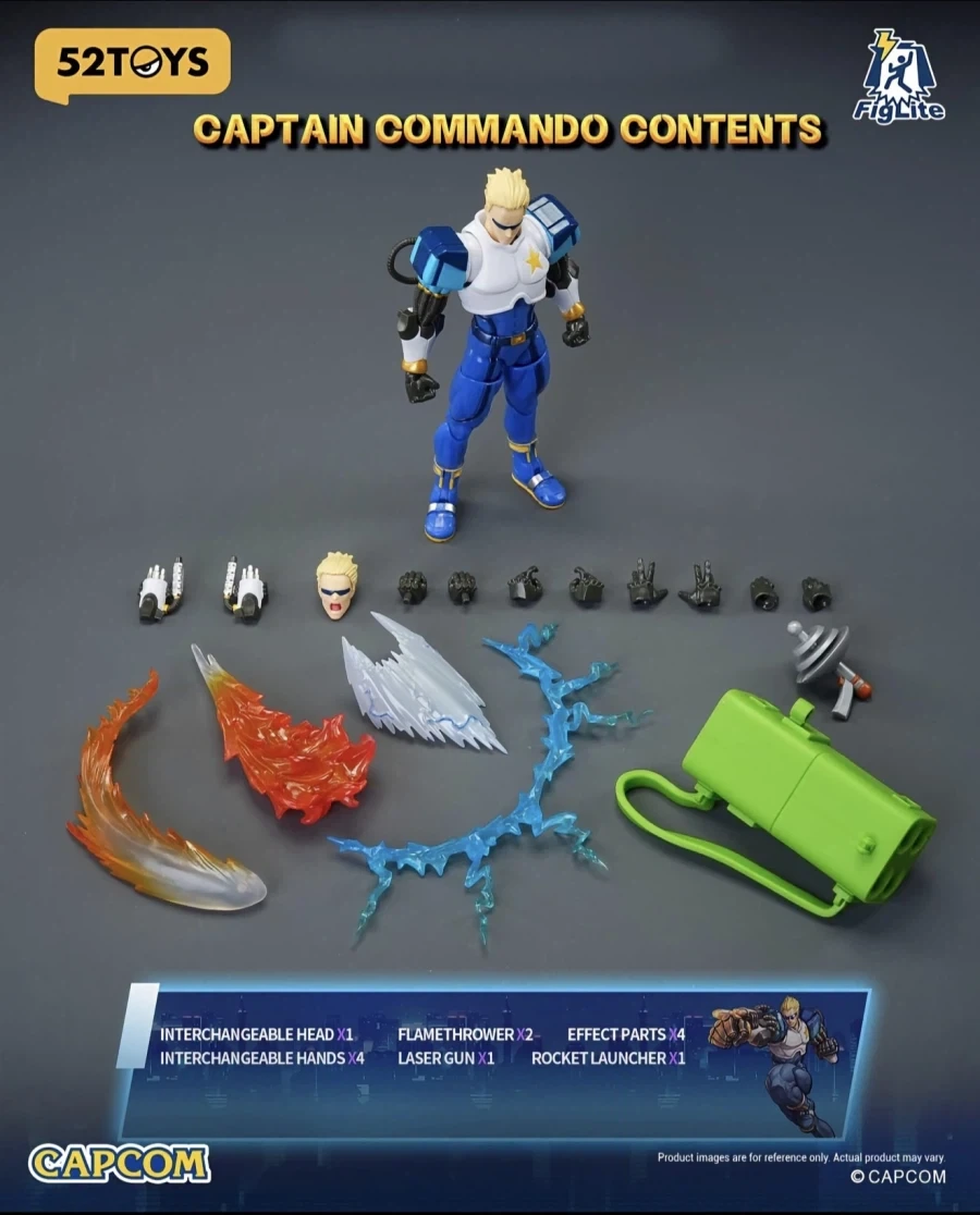 [52toys] 캡콤 캡틴 코만도 : 1/12 캡틴 코만도, 캐롤 - 이미지 4