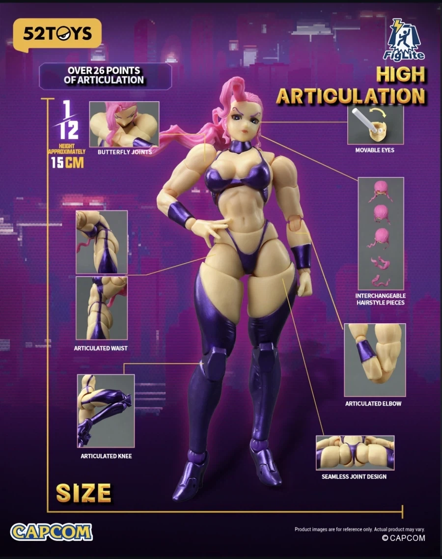 [52toys] 캡콤 캡틴 코만도 : 1/12 캡틴 코만도, 캐롤 - 이미지 5