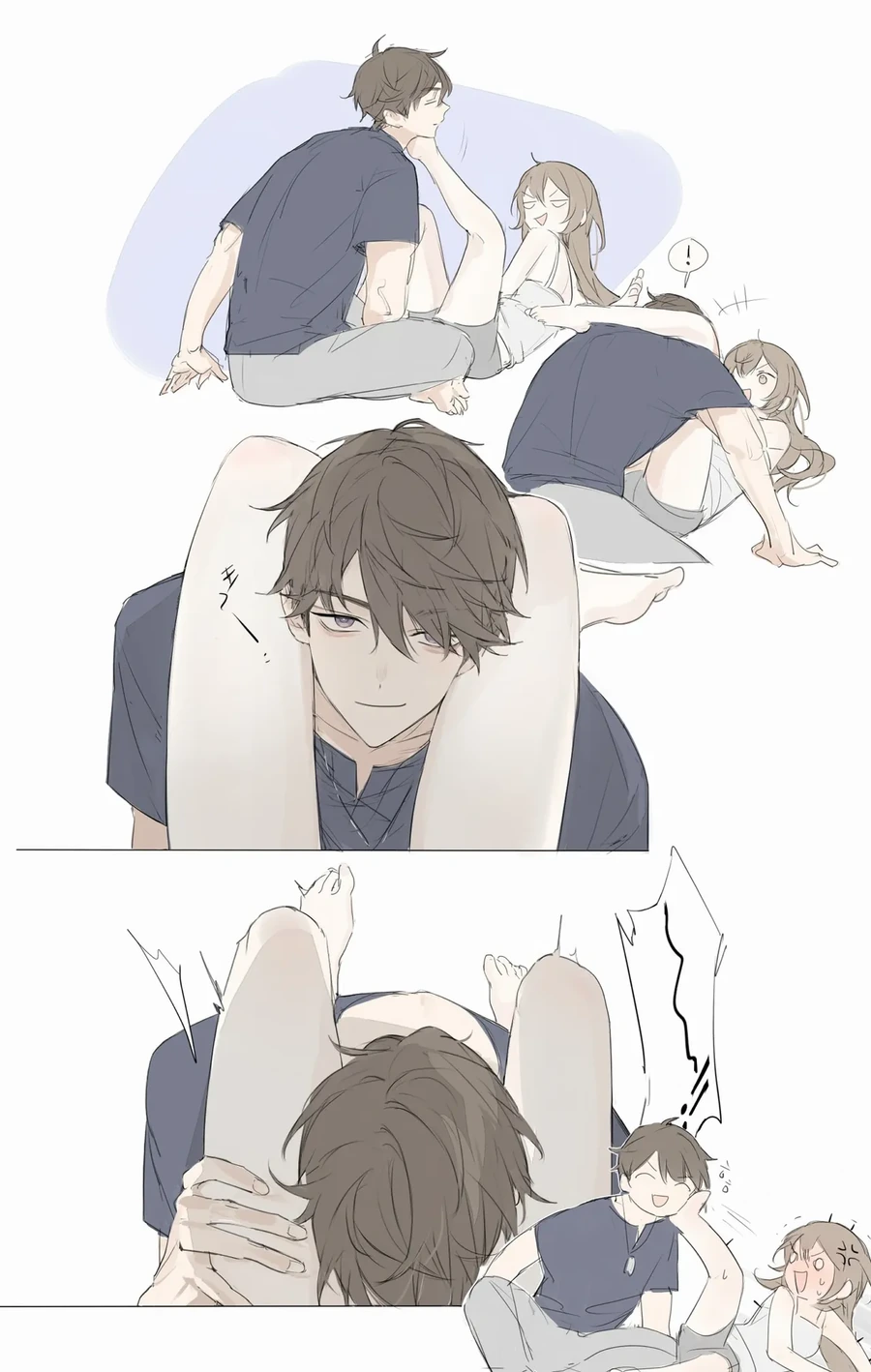 다리로 목조르기 하면 위험한 이유.manwha