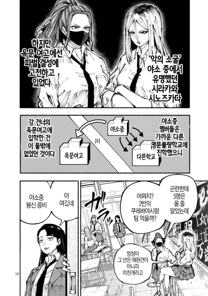군필여고생 학교폭력이 무섭사와야요 하와와 manga - 이미지 11