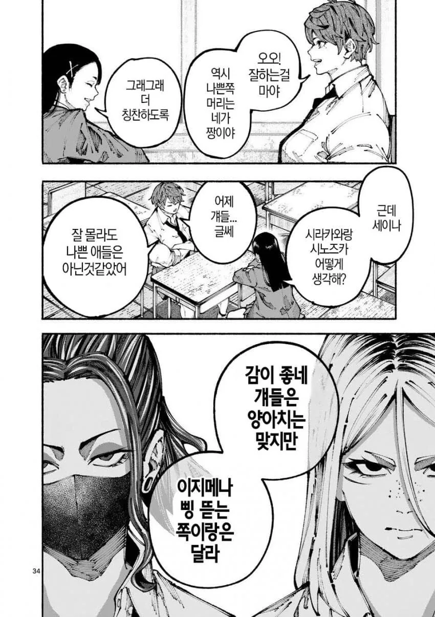 군필여고생 학교폭력이 무섭사와야요 하와와 manga - 이미지 33
