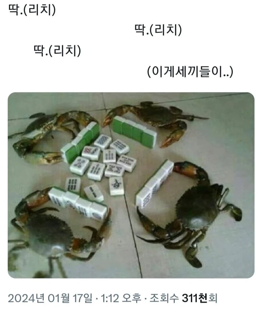 한 놈만 가는 거다
