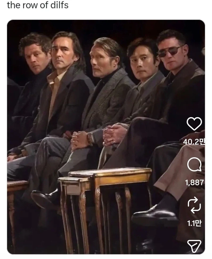중년미 넘치는 영화배우들이 모인 사진이 화제