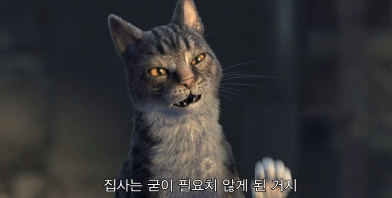 러브 데스 로봇 속 고양이