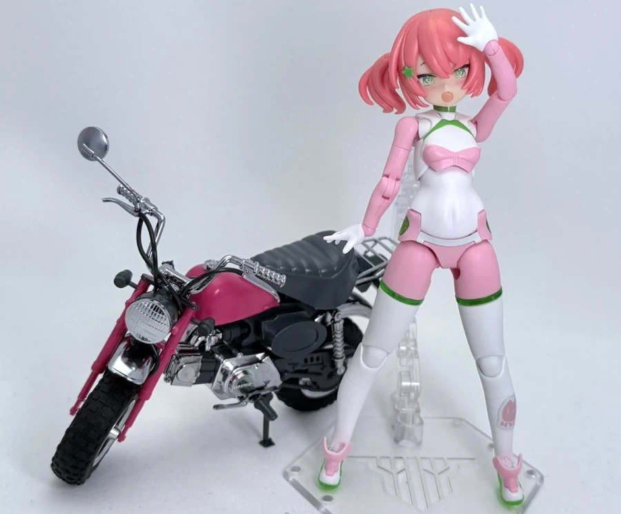 [코토부키야] PUNI☆MOFU 레이싱 마오 with 혼다 Z50J 샘플 사진 2