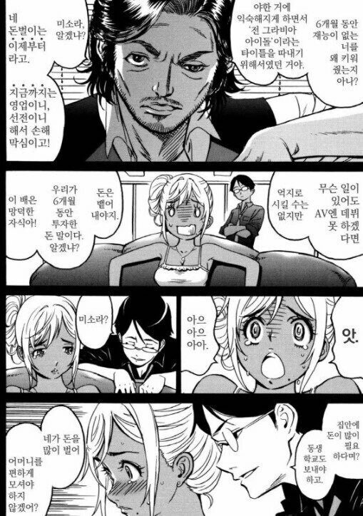 그라비아 아이돌이 AV 찍는 내용에서 격투물로 변한 만화.manwha - 이미지 4