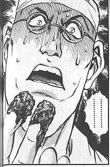 한국의 매운 맛을 보고 놀라는 중국 요리사.manhwa