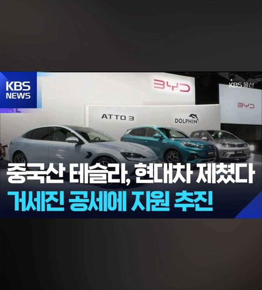 국산차가 밀리고 있다고?