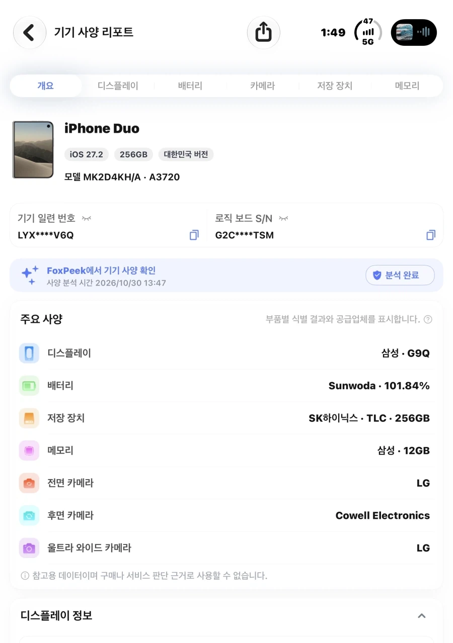 듀오 등본 떼봤는데 애국심이 솟아난다