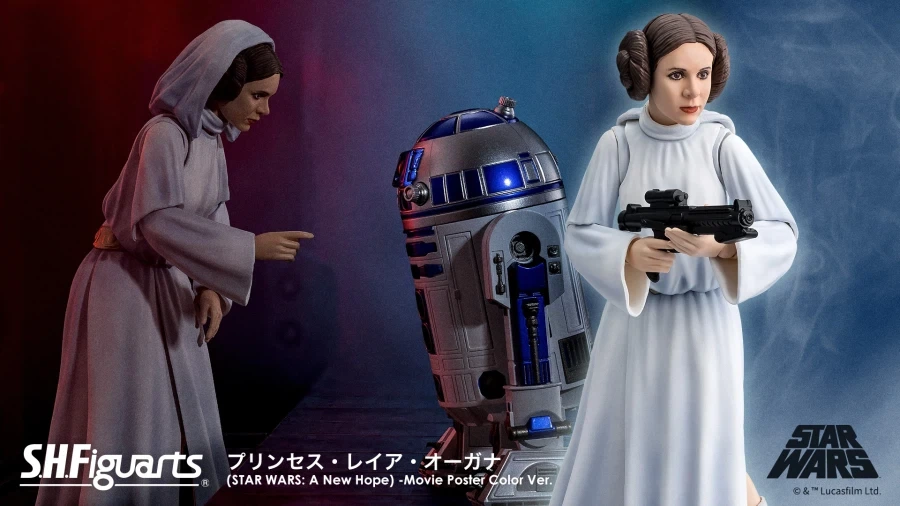[반다이] S.H.Figuarts 프린세스 레아 오르가나(스타워즈4)무비포스터컬러