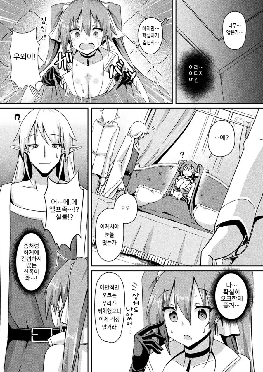 오크무리한테 여모험가를 구해주는 엘프 만화.manga - 이미지 2