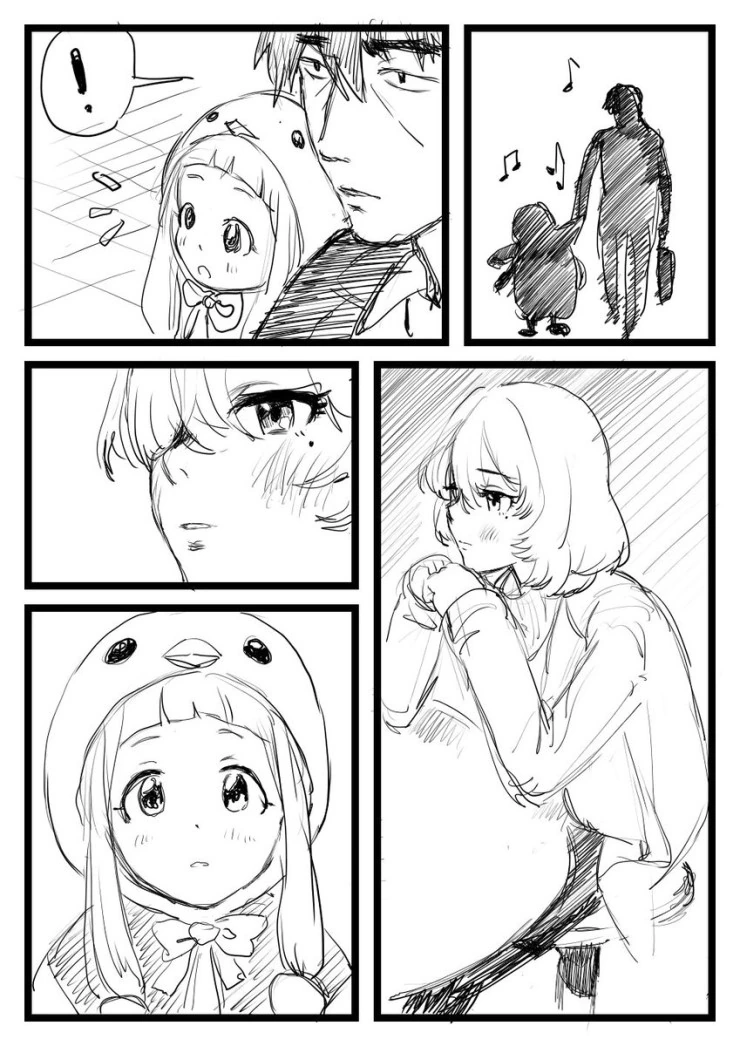 @) 카에데랑 니나가 귀여운 Manhwa